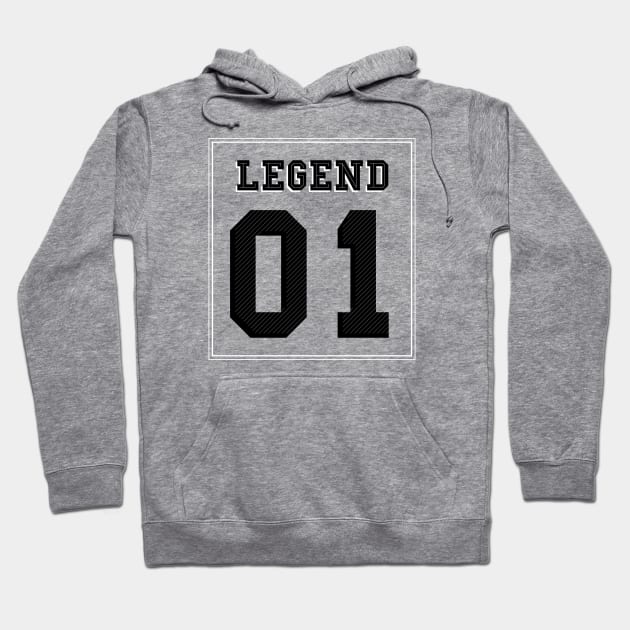 Number One - Legend Hoodie by LR_Collections